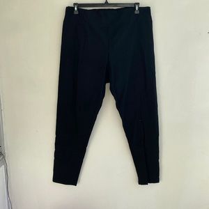 Merianne black spandex pull up no pockets pants